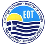 Greek National Tourism Organization (EOT) licence badge for Destiny Crete — MHTE 1039Ε81000471901